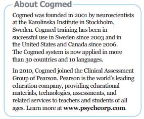 About Cogmed 